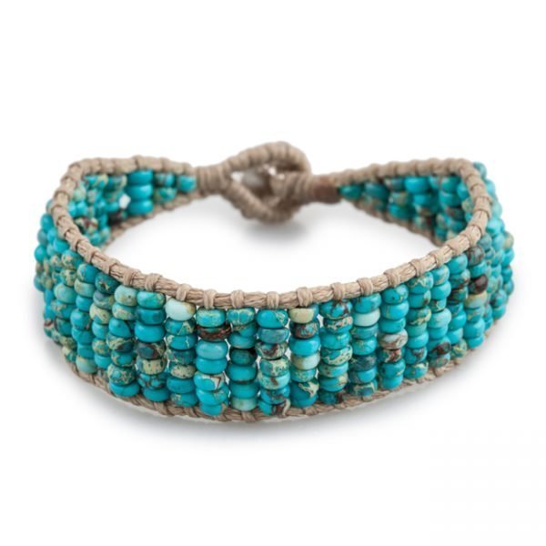 Turquoise Strand Bracelet-0