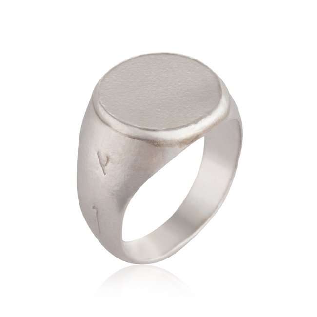 Clear Signet Ring