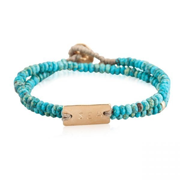 Personalized Turquoise Bracelet-0