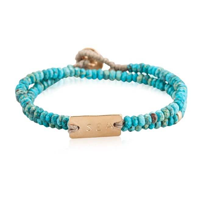 Personalized Turquoise Bracelet-0