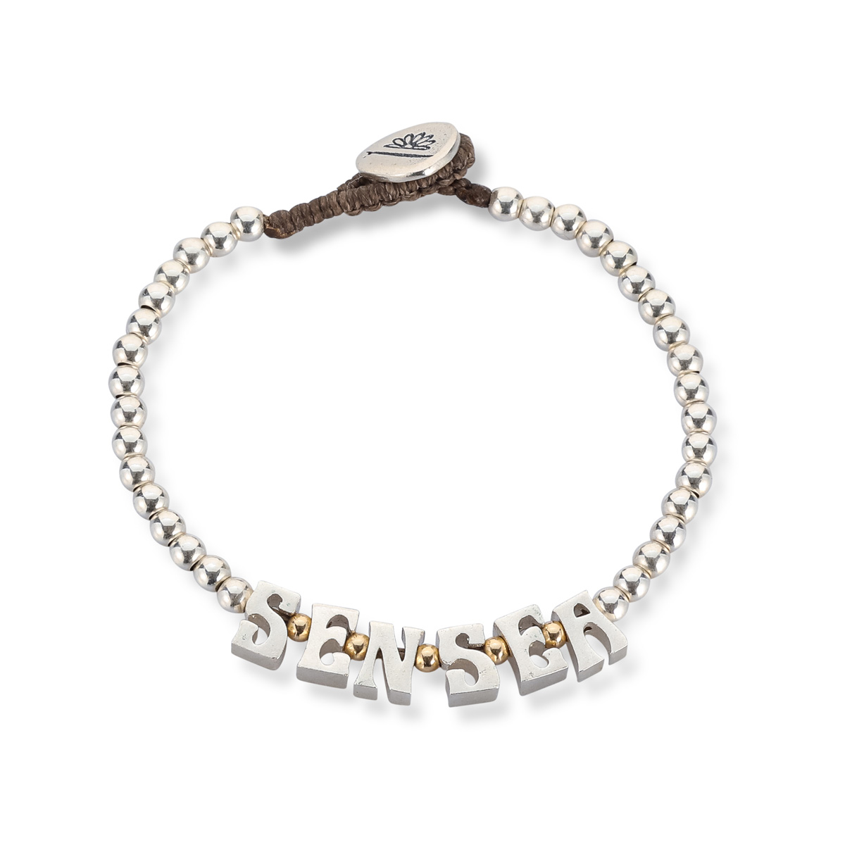 Silver SENSEA Letters Bracelet