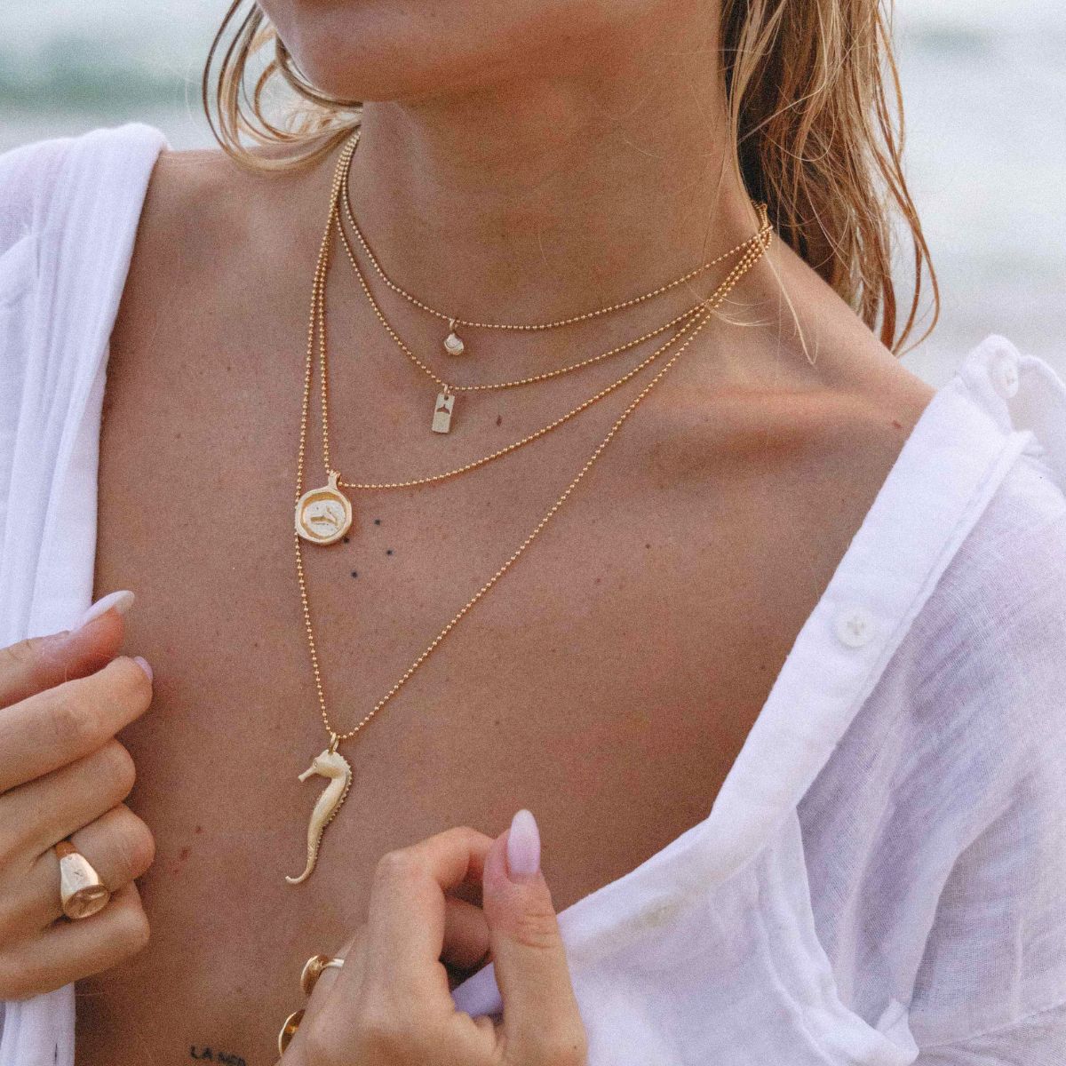 Mini seashell necklace