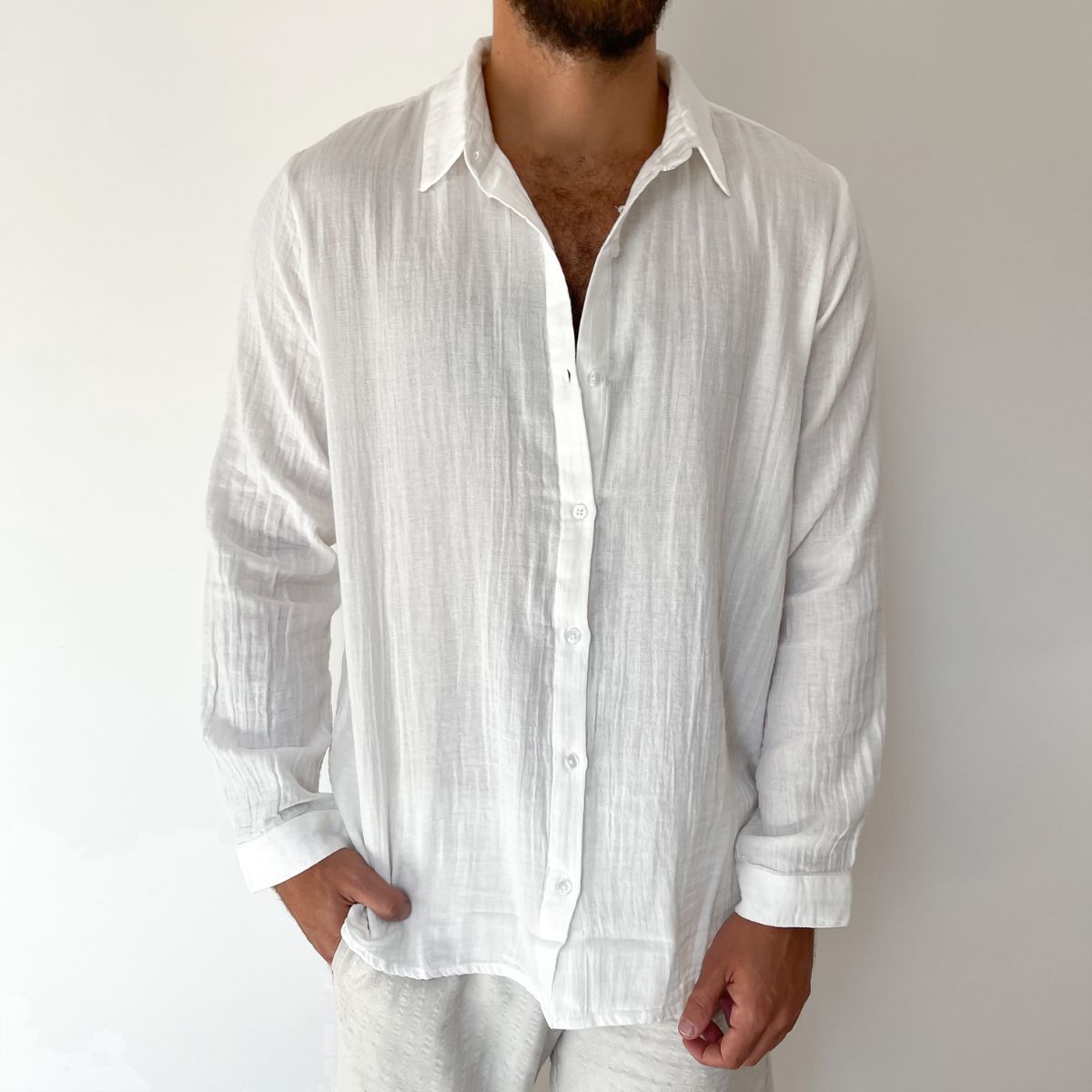 Unisex SENSEA Button Up Shirt