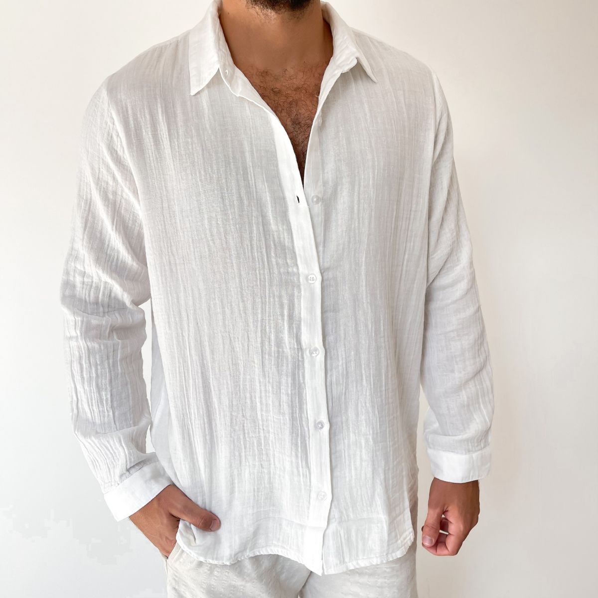Unisex SENSEA Button Up Shirt