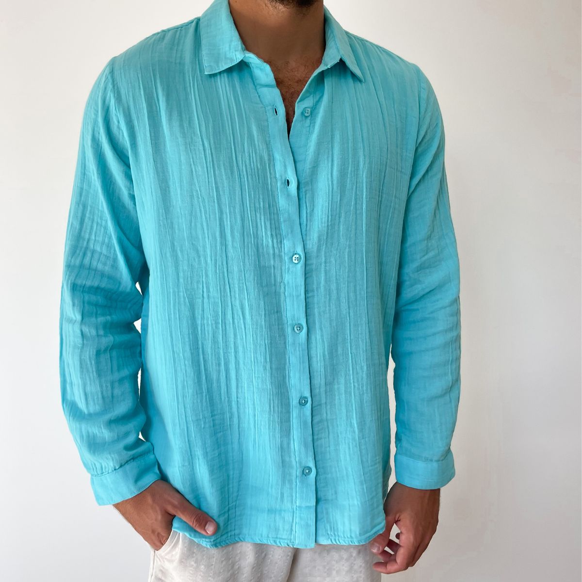 Unisex SENSEA Button Up Shirt
