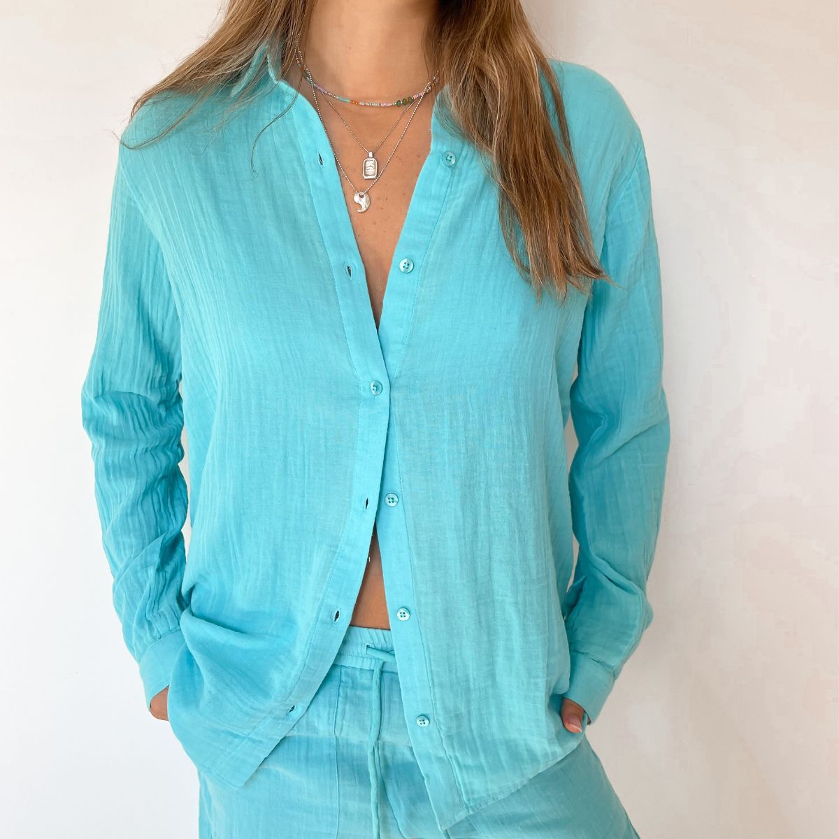 Unisex SENSEA Button Up Shirt