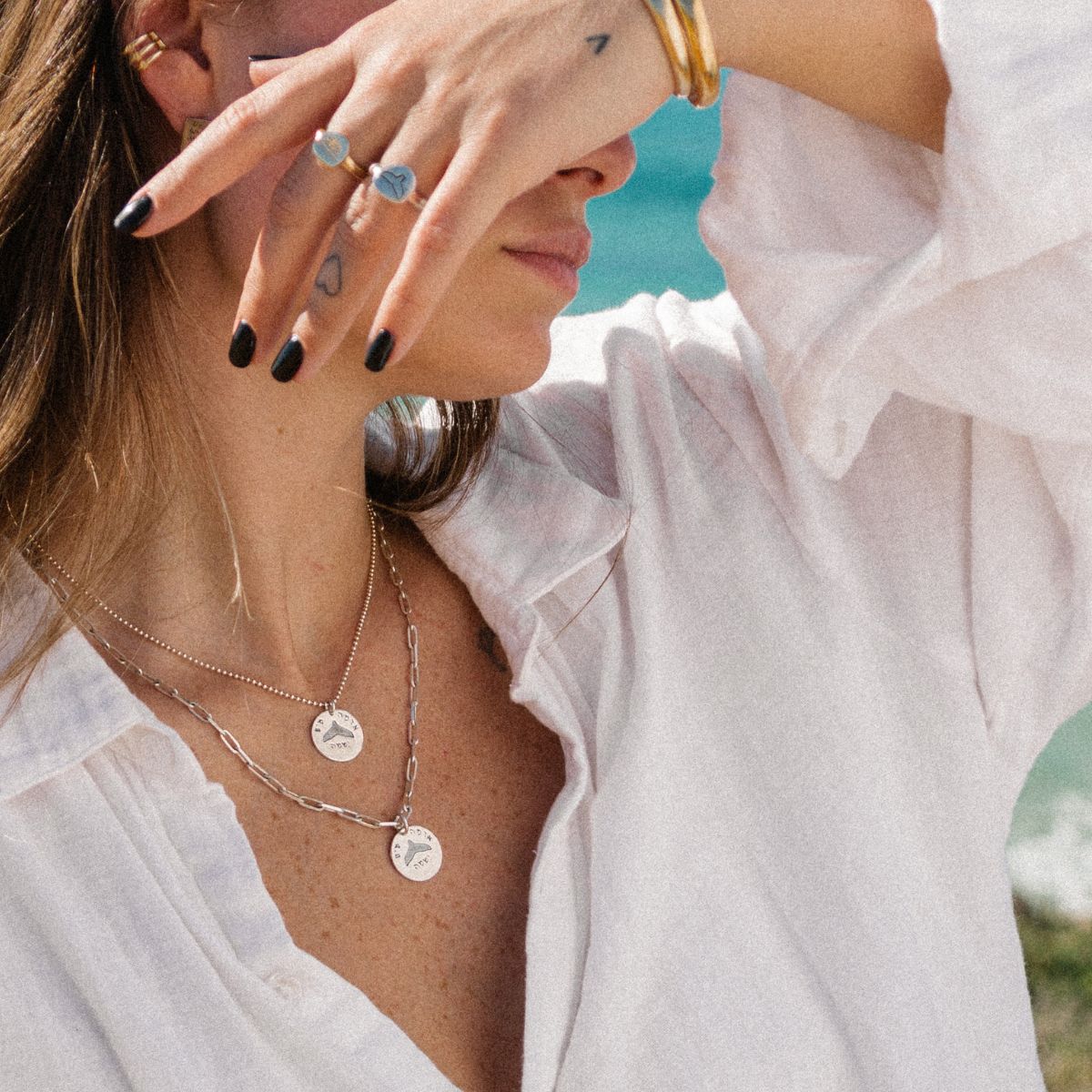 Amen coin necklace