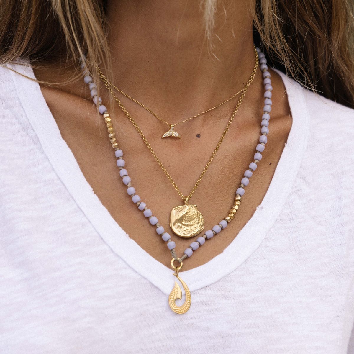 Small Maori BLUE SKY Necklace