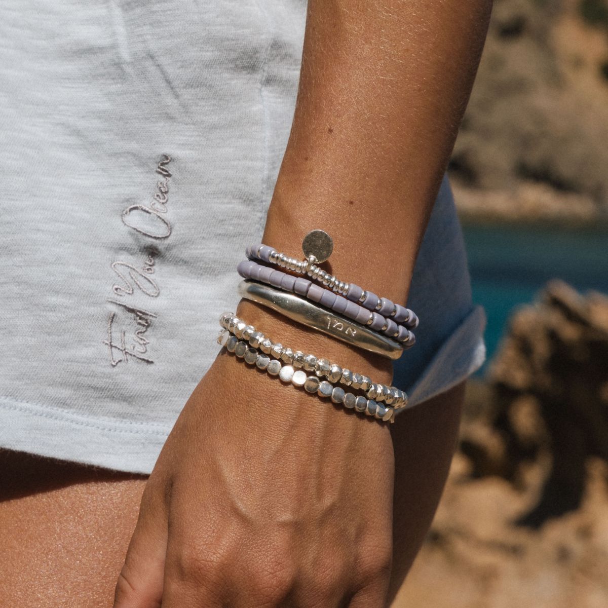 BLUE SKY Pendant Bracelet