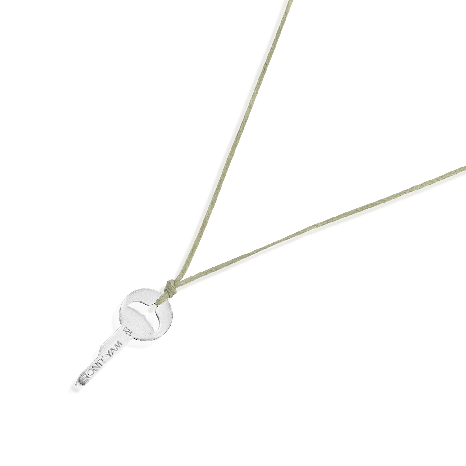 Whale key strand necklace
