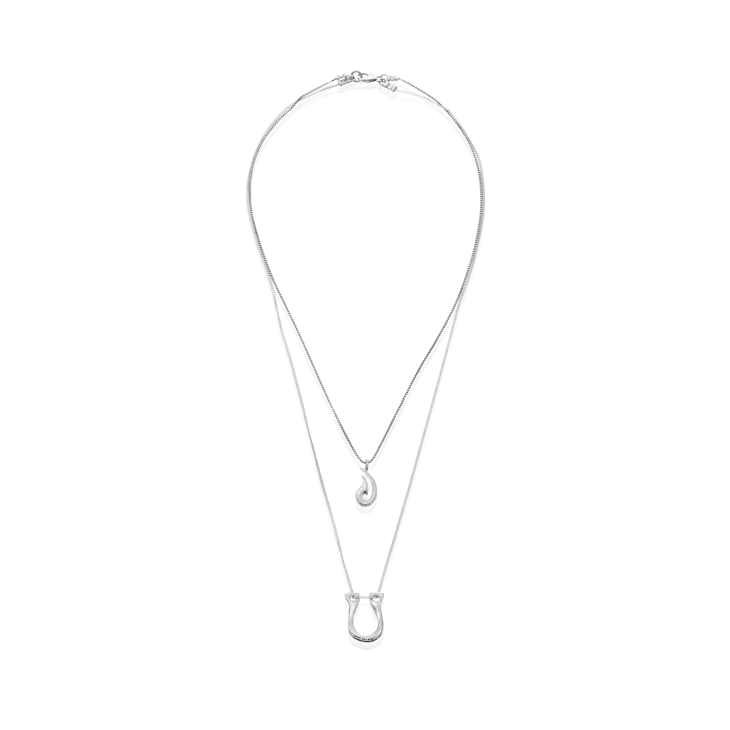 2 Layers necklace - maori & horseshoe