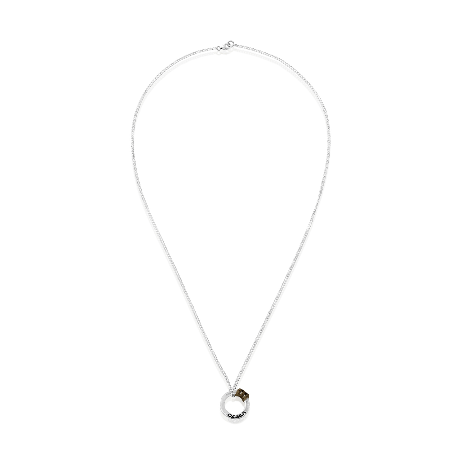 Ocean circle necklace