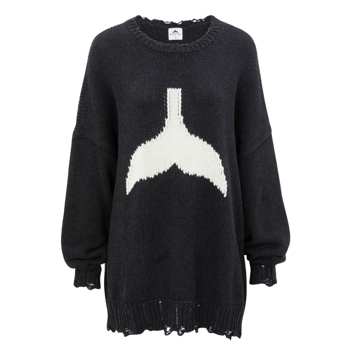 Whale tail ROCKAMAR knit sweater
