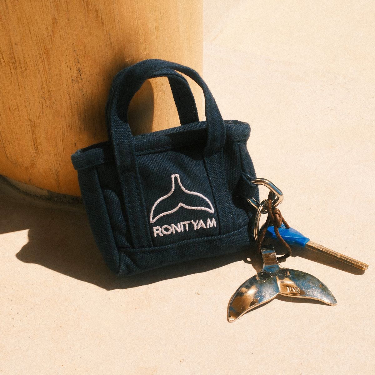 My tiny blue bag